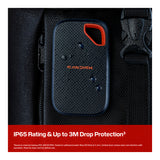 SanDisk Extreme Portable SSD (V3) 4TB USB-C Red and Blue External SSD SDSSDE70-4T00-G25