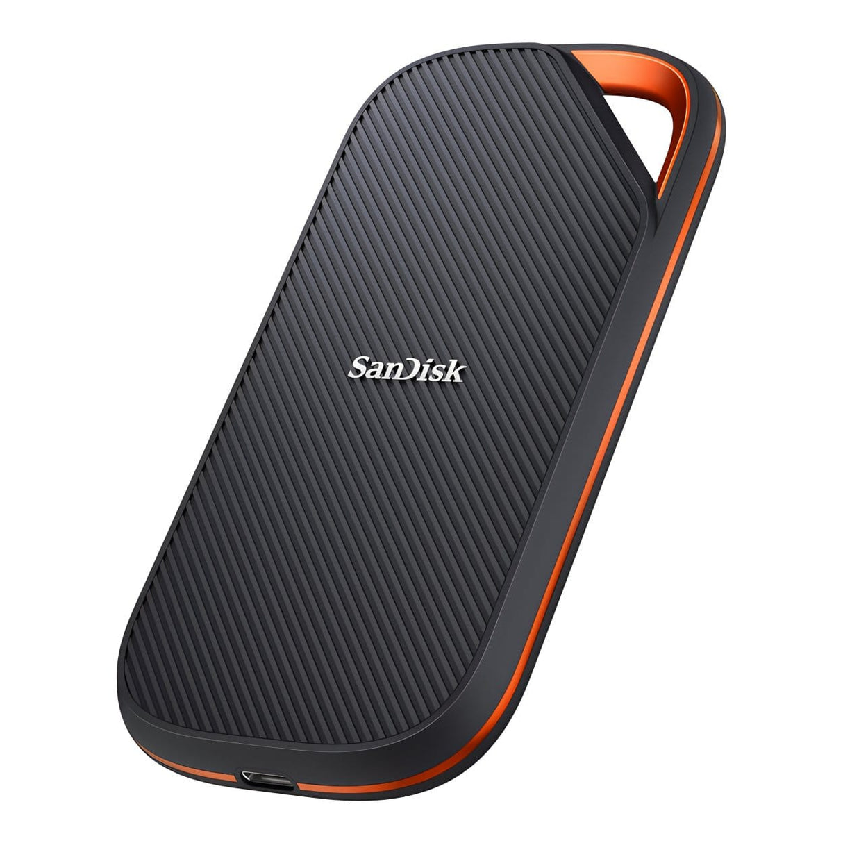SanDisk Extreme Pro 2TB Black and Orange USB4 External SSD SDSSDE82-2T00-G25