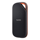 SanDisk Extreme Pro 2TB Black and Orange USB4 External SSD SDSSDE82-2T00-G25