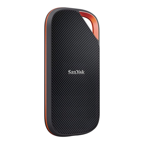 SanDisk Extreme Pro 2TB Black and Orange USB4 External SSD SDSSDE82-2T00-G25