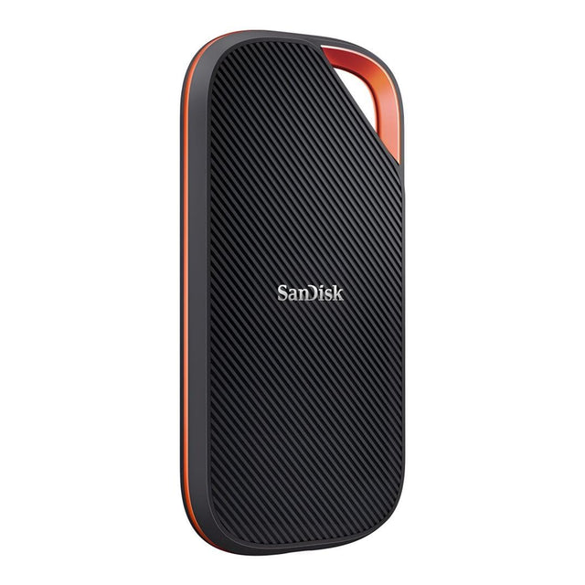 SanDisk Extreme Pro 2TB Black and Orange USB4 External SSD SDSSDE82-2T00-G25