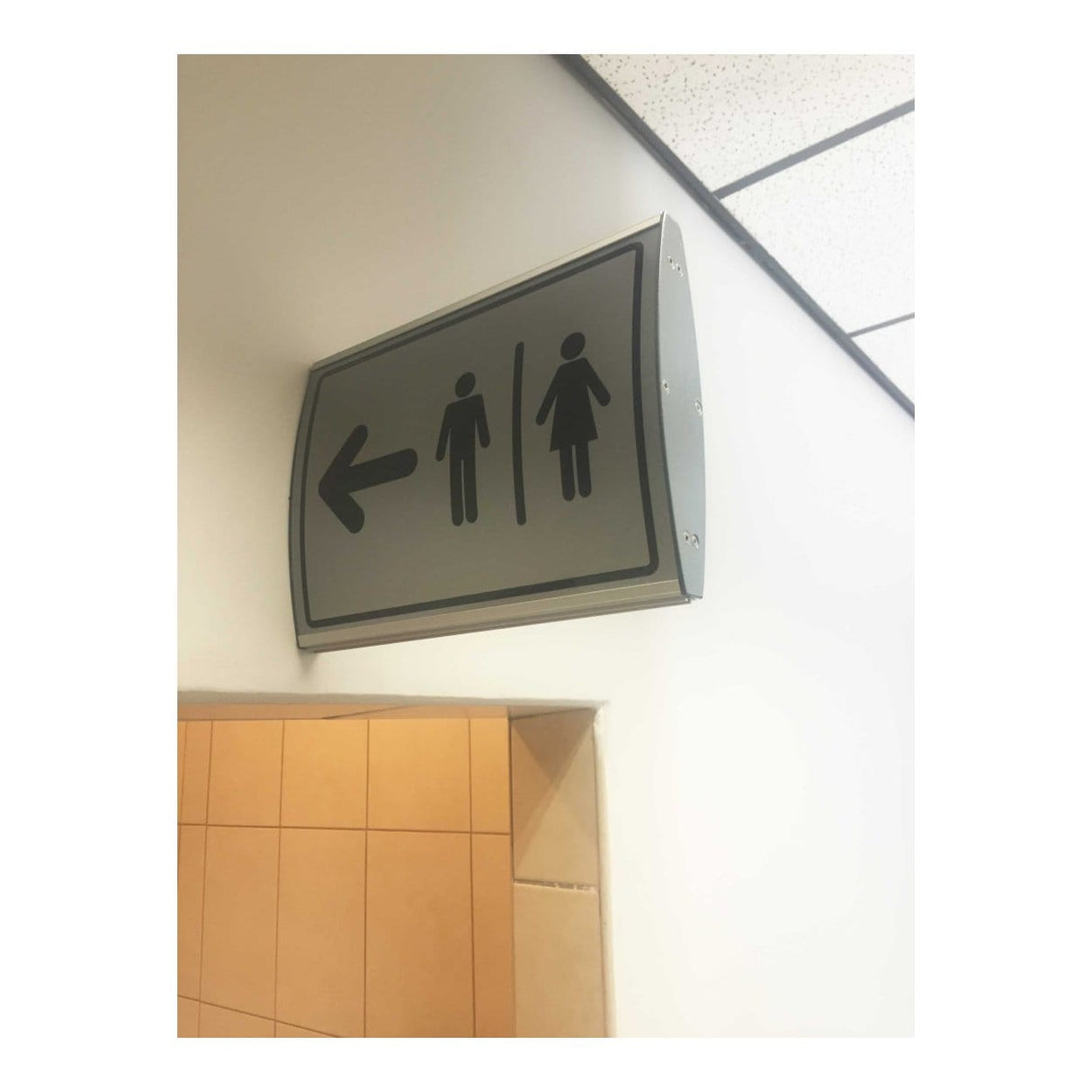 Parrot Sign Frame 420x300mm Double Sided Wall Mounted SF4130
