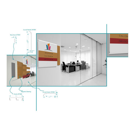 Parrot 3600mm Sign Frame Aluminium Extrusion Modular Sign Cover SF7001