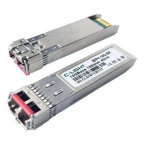 C-Light 10G SFP+ Single Mode 1550nm 40km LC Transceiver Module SFP+SM-40KM