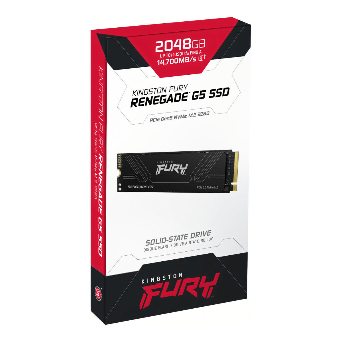 Kingston FURY Renegade G5 2TB PCIe 5.0 NVMe M.2 Internal SSD SFYR2S/2T0