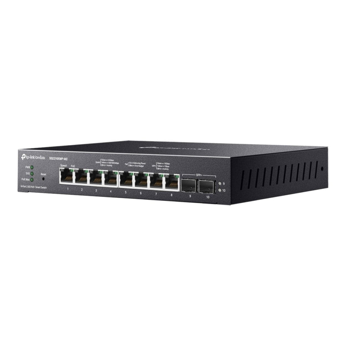 TP-Link Omada 8-port 2.5GBASE-T Smart Switch with 2x 10GE SFP+ Port SG2210XMP-M2