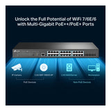 TP-Link Omada JetStream 24-Port 2.5GBASE-T and 4-Port 10GE SFP+ L2+ & 16-Port PoE+ & 8-Port PoE++ Managed Switch SG3428XPP-M2