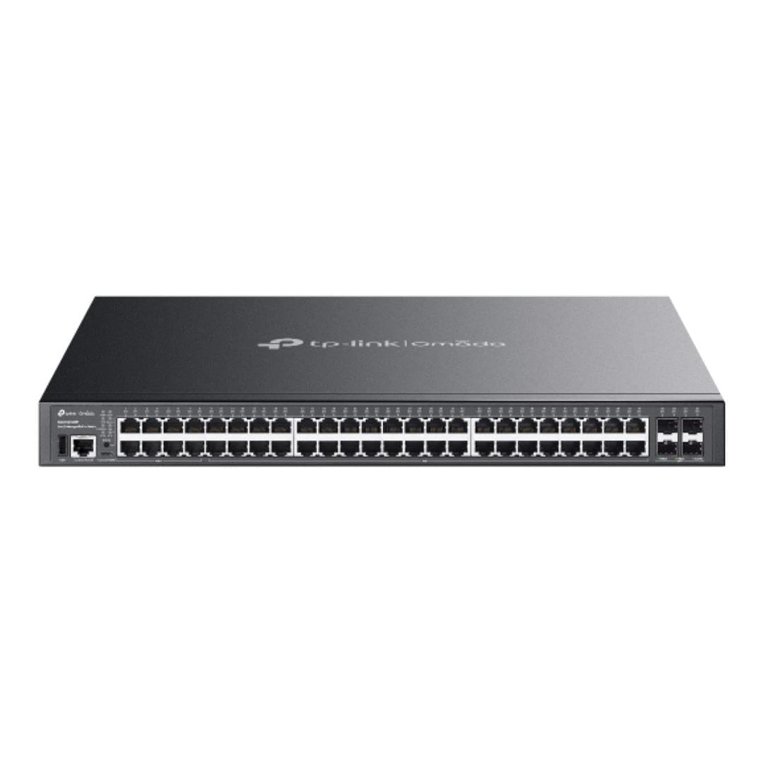 TP-Link Omada SG5452XMPP 48-port Gigabit Stackable Lite L3 PoE++ with 4× 10G Slots Managed Switch