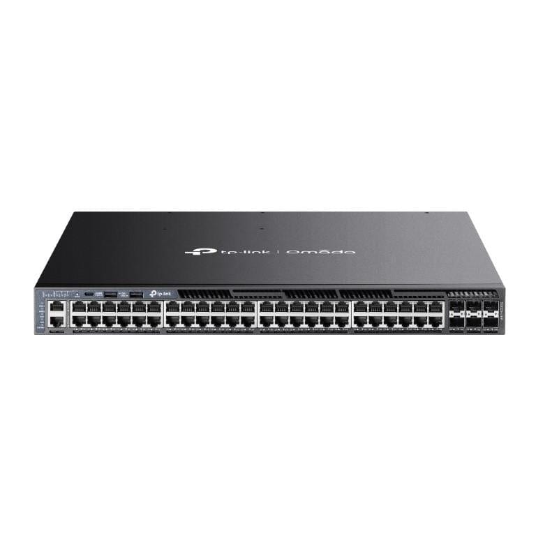TP-Link Omada 48-port Gigabit Stackable L3 Managed PoE+ Switch with 6x ...