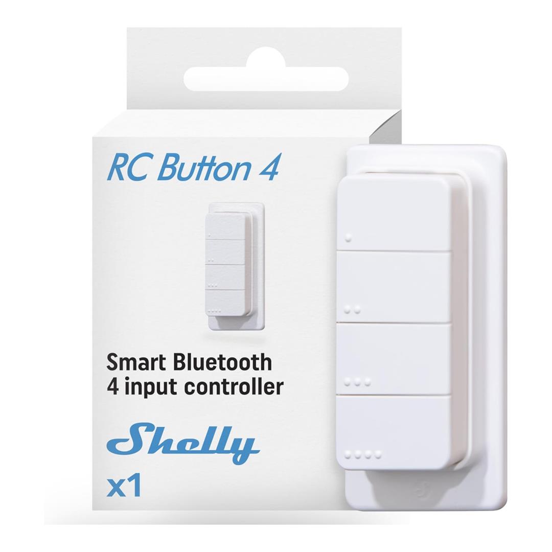 Shelly BLU RC Button 4 ZB Smart Four-Button Bluetooth Remote Controller