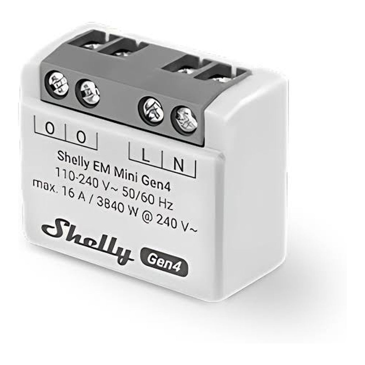 Shelly EM Mini Gen4 16A Compact Energy Meter with Multiprotocol Support