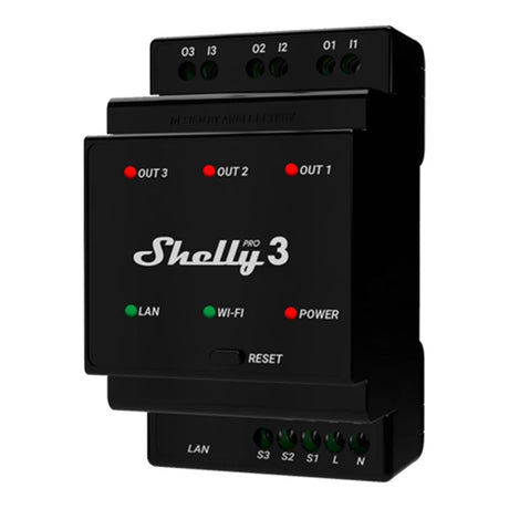 Shelly Pro 3 Wi-Fi 3 Channel Smart Relay