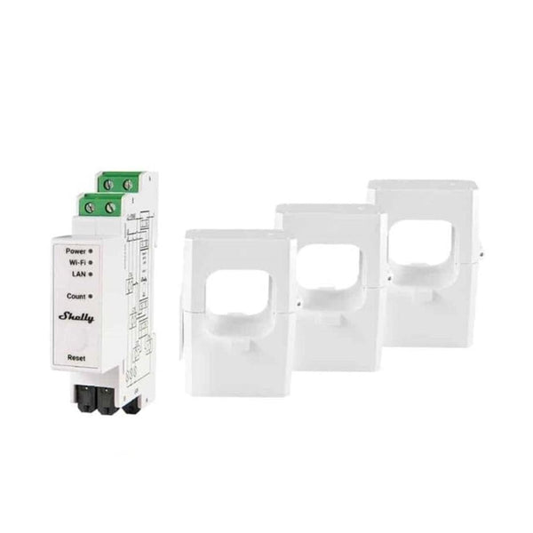 SHELLY530 Shelly Pro 3EM-400A Relay With 3 x 400A Clamps – FirstShop