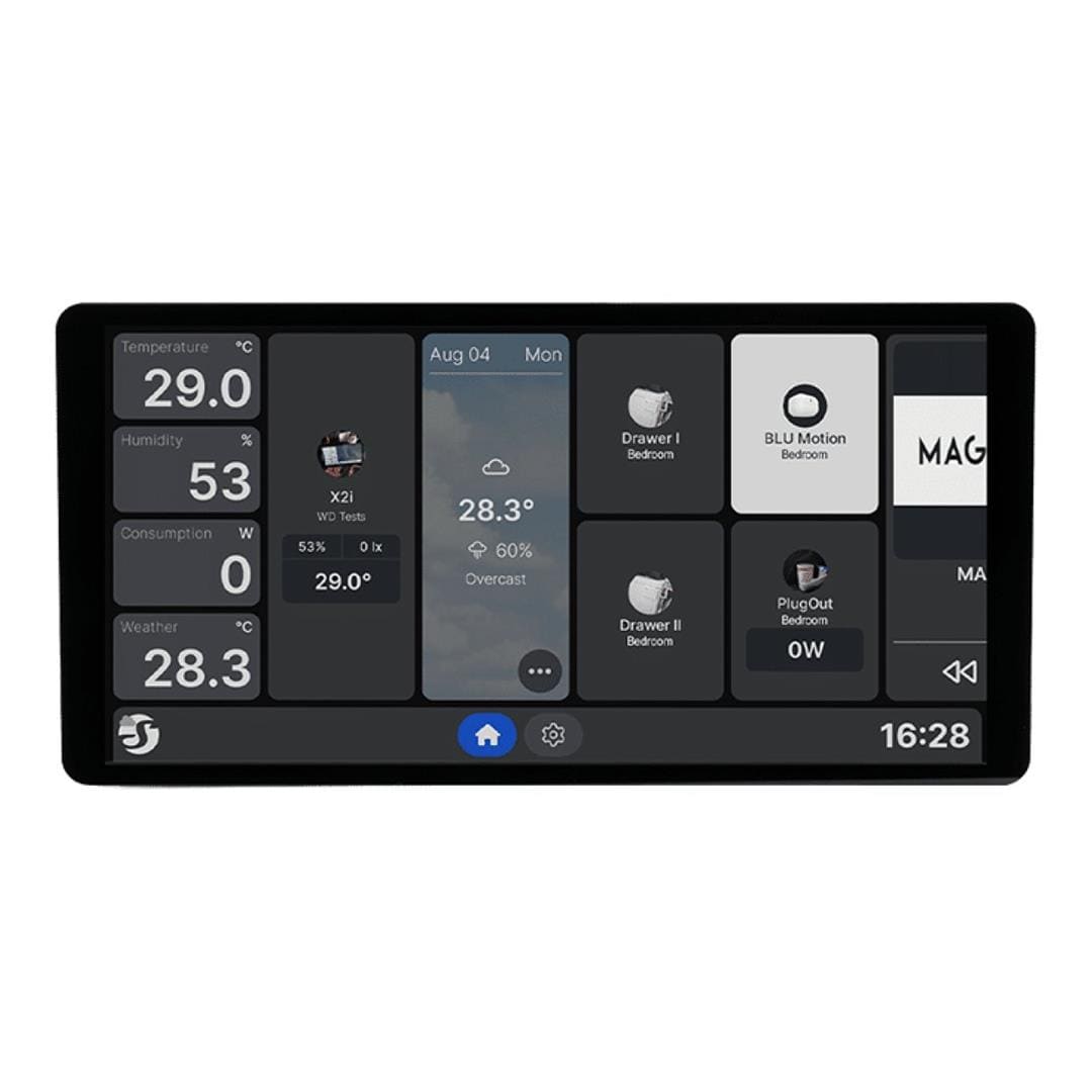 Shelly X2i 6.95-inch Smart Wall Display Silver