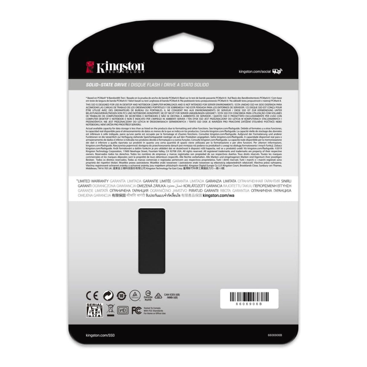 Kingston KC600 2.5-inch 1TB Serial ATA III 3D TLC Internal SSD SKC600/1024G-OPEN (Open Box)