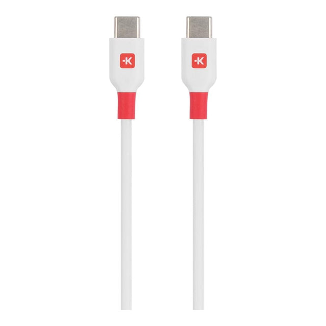 Skross Type-C Male to Male Cable 15cm White SKCA0007C-C15CN