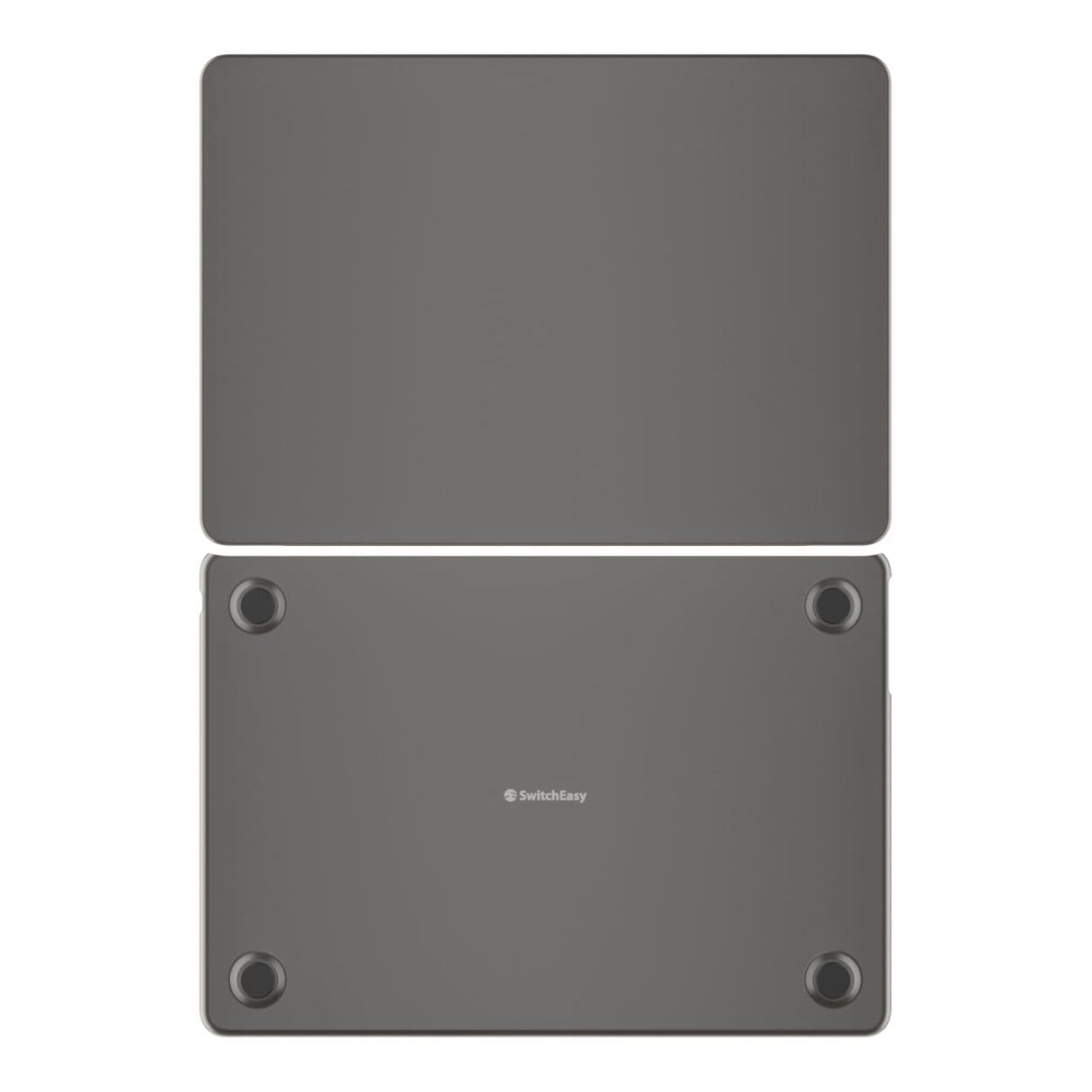 SwitchEasy Nude 13.6-inch Protective Case for MacBook Air  - Transparent Black SMB136012TB22