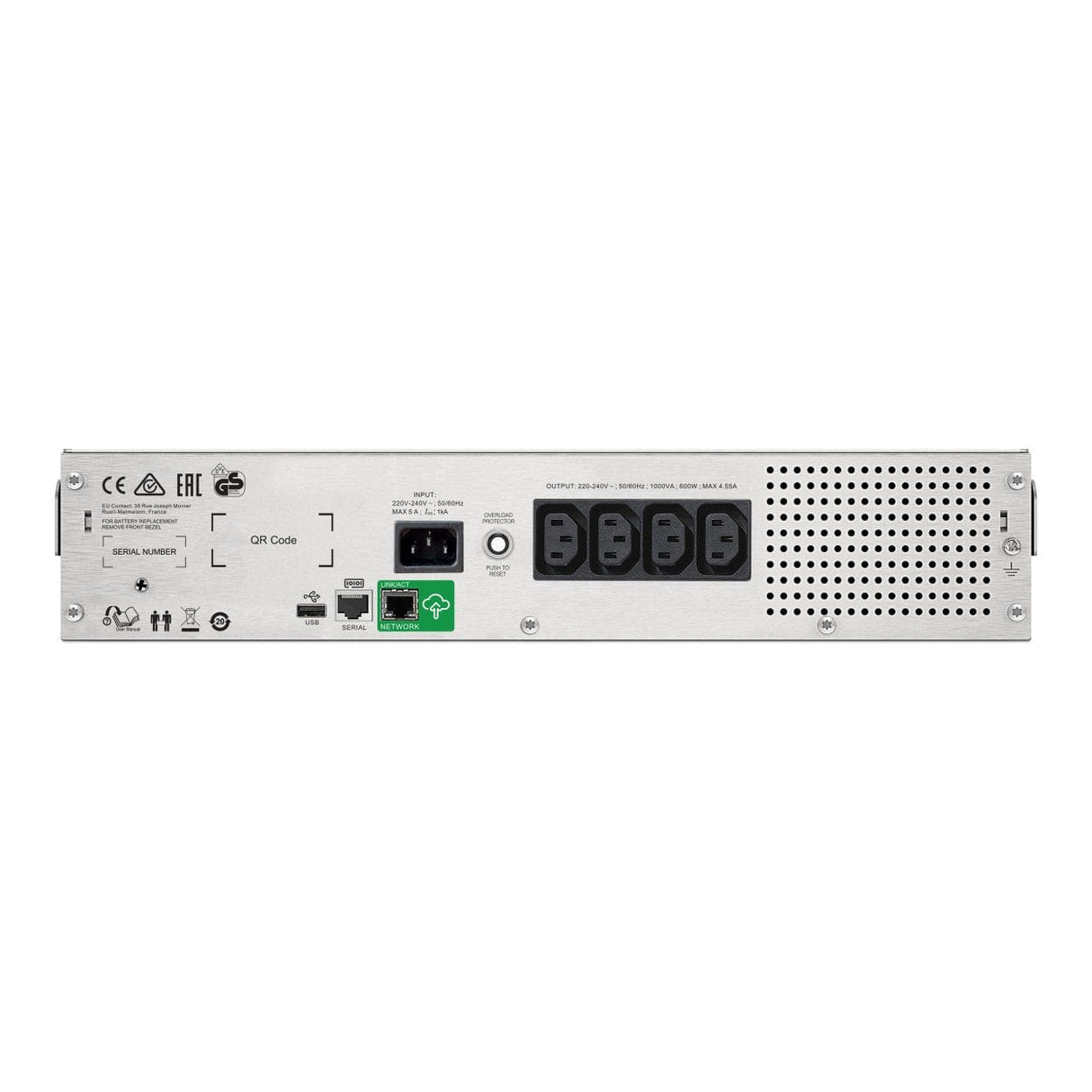 APC SMC1000I-2UC 1kVA 600W 4 AC outlet Line-Interactive UPS