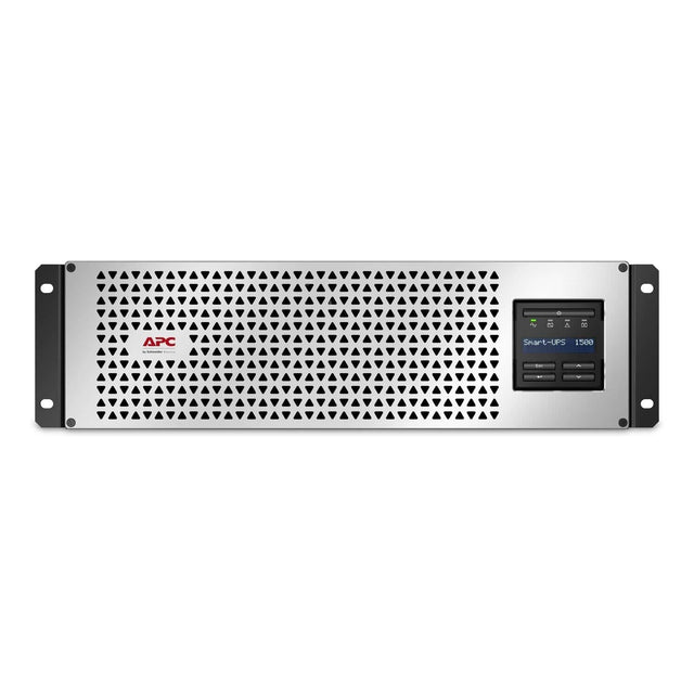 APC Smart-UPS 1500VA 230V Lithium-ion 6x IEC C13 Outlet 3U Line Interactive Rackmount UPS SMTL1500RMI3UC