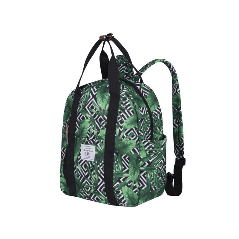 SupaNova Gisele Geojungle Notebook Backpack Green SN-1013-GN