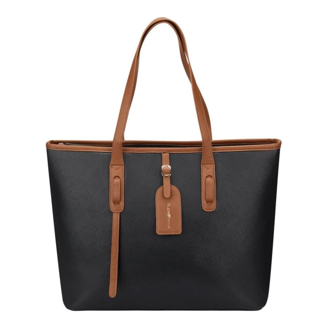 Supanova Elara 15.6-inch Ladies Notebook Tote Bag Black SN-1090-BK