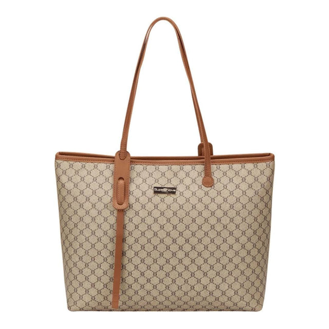 Supanova Zafira 15.6-inch Notebook Tote Bag Brown SN-1092-BR