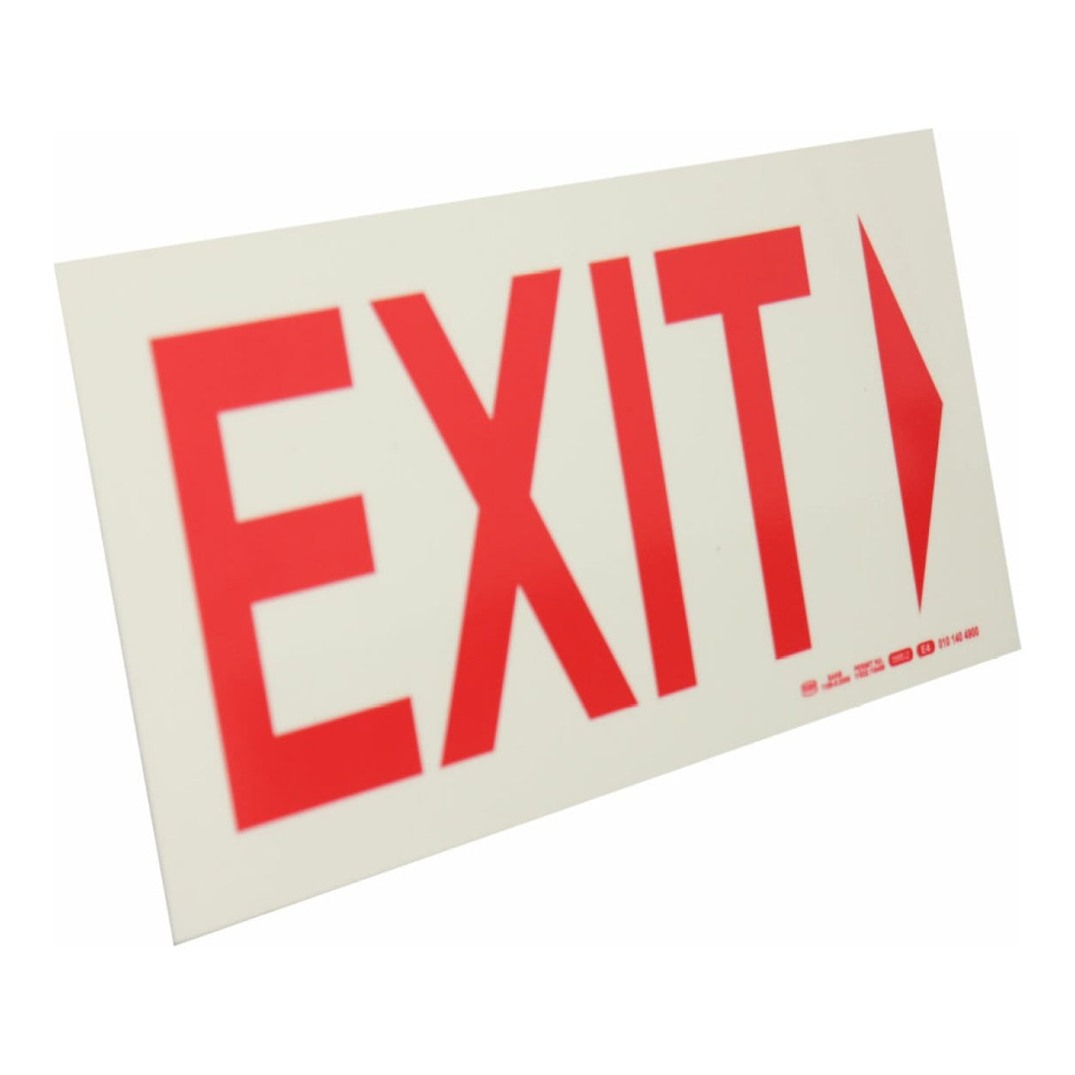 Parrot Photoluminescent 190mm Safety Sign E4 Exit and Arrow Right SNP19E4