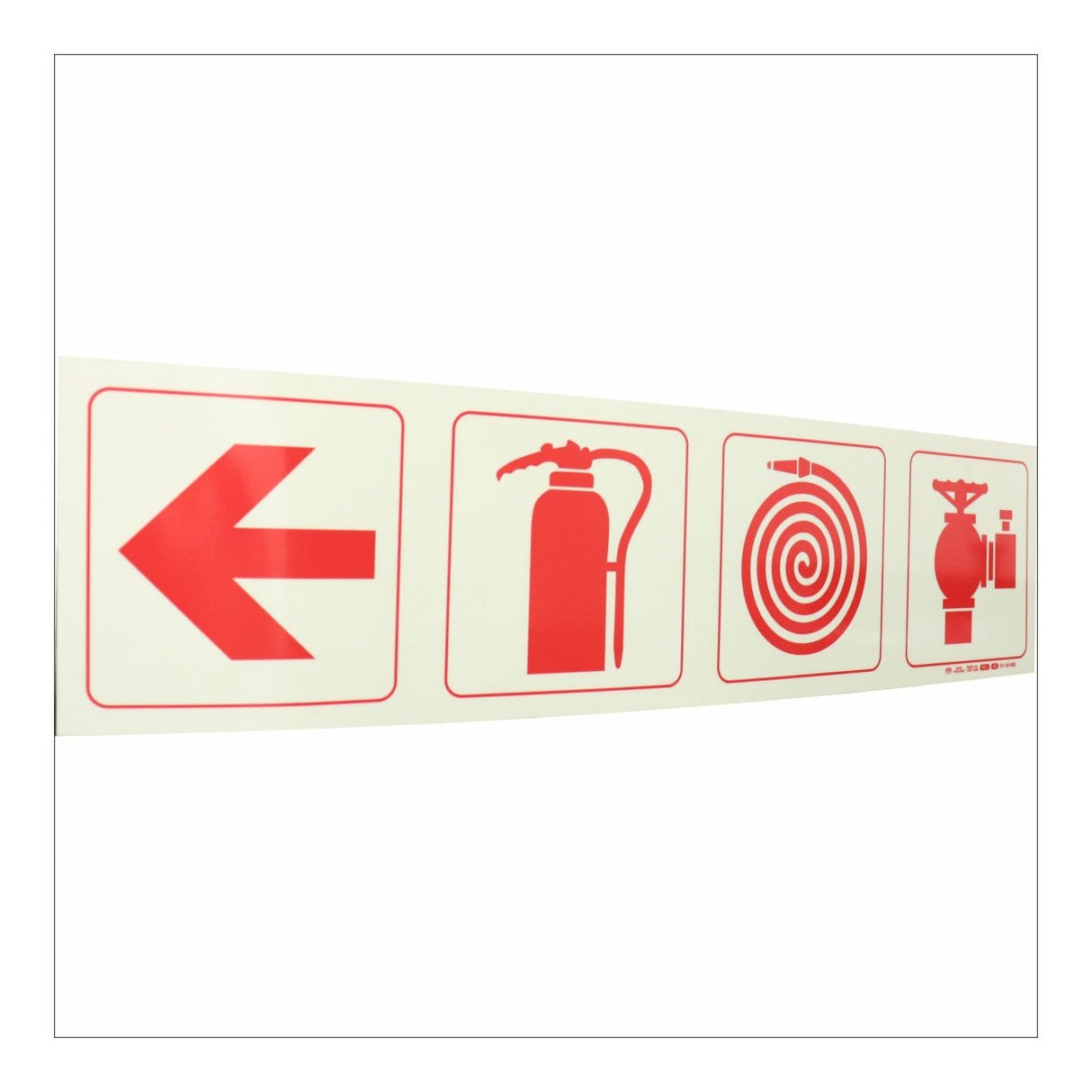 Parrot 190mm Photoluminescent Safety Sign SNP19F1
