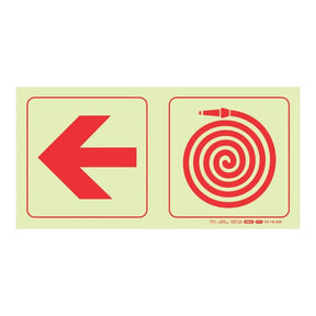 Parrot F17 Photoluminescent 190mm Safety Sign SNP19F17