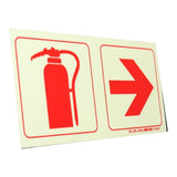 Parrot F19 Photoluminescent 190mm Safety Sign SNP19F19