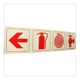 Parrot 190mm Photoluminescent Safety Sign SNP19F2