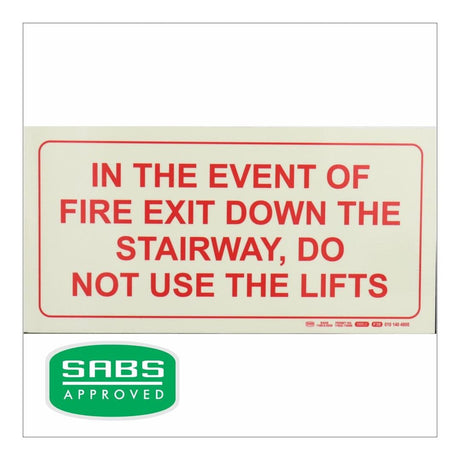 Parrot 190mm Photoluminescent Safety Sign SNP19F39