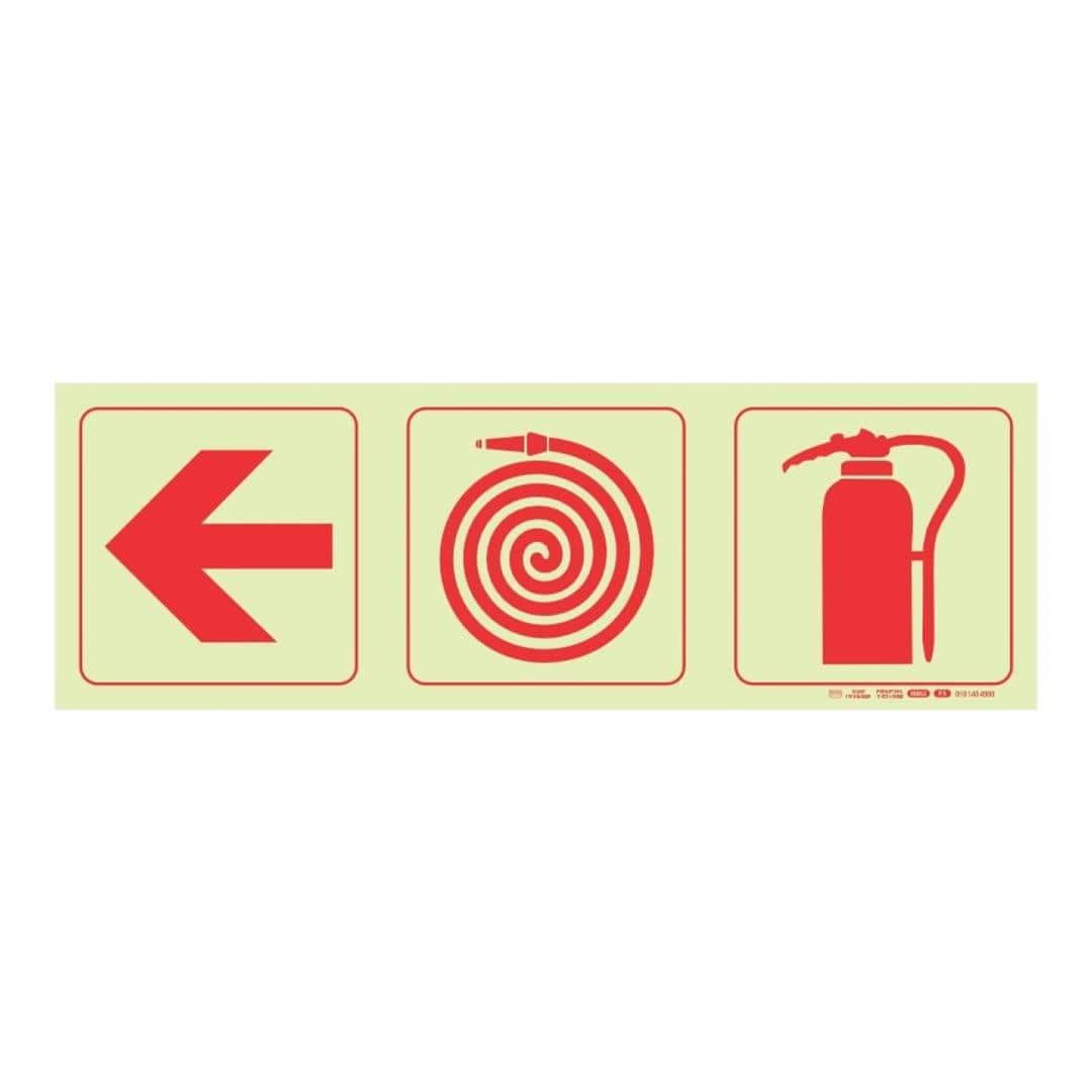 Parrot 190mm Photoluminescent Safety Sign SNP19F5