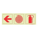 Parrot 190mm Photoluminescent Safety Sign SNP19F5