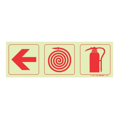 Parrot 190mm Photoluminescent Safety Sign SNP19F5