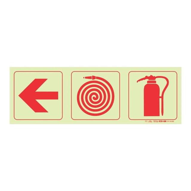 Parrot 190mm Photoluminescent Safety Sign SNP19F5