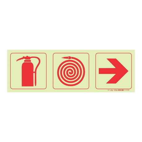 Parrot 190mm Photoluminescent Safety Sign SNP19F6