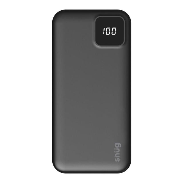 Snug 20,000mAh Square Digital Black Power Bank SNPB-20000-SQ (Open box)