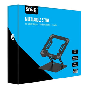 Snug Multi-angle Steel Notebook Stand SNSTD-LAPMA-BK
