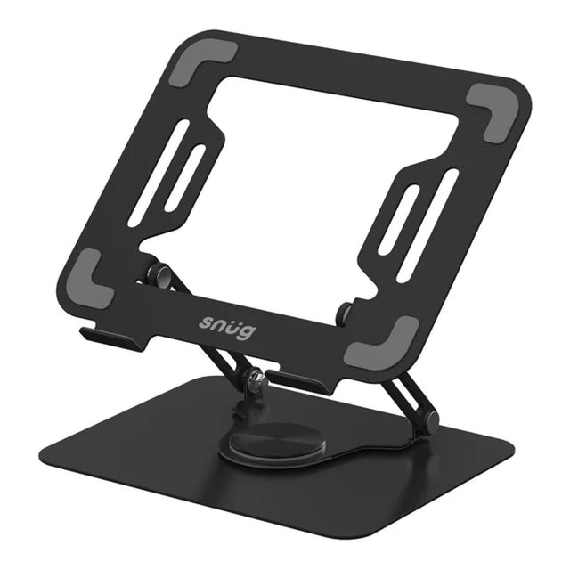 Snug Multi-angle Rotating Steel Notebook Stand Black SNSTD-LAPRO-BK