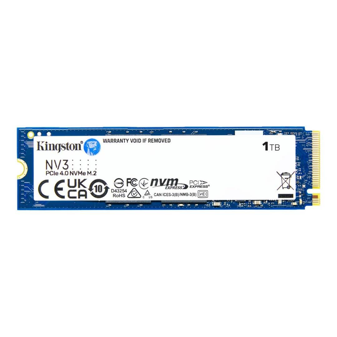 Kingston Technology 1TB NV3 M.2 2280 NVMe Internal SSD SNV3S/1000G