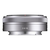 Sony E 16mm f/2.8 Camera Lens Silver SOE16F28