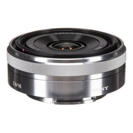 Sony E 16mm f/2.8 Camera Lens Silver SOE16F28