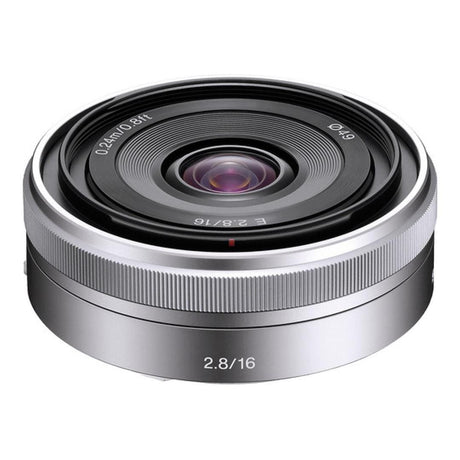 Sony E 16mm f/2.8 Camera Lens Silver SOE16F28