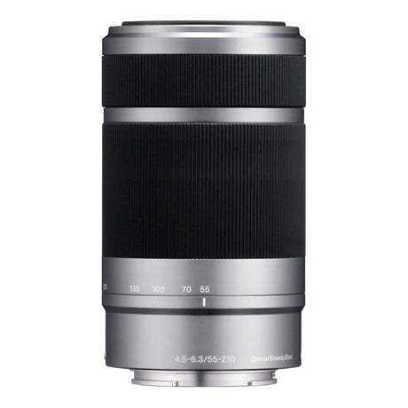 Sony E 55-210mm f/4.5-6.3 OSS Camera Lens Silver SOE55210SL