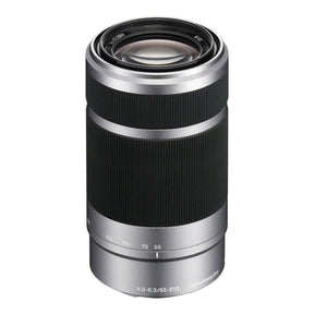 Sony E 55-210mm f/4.5-6.3 OSS Camera Lens Silver SOE55210SL