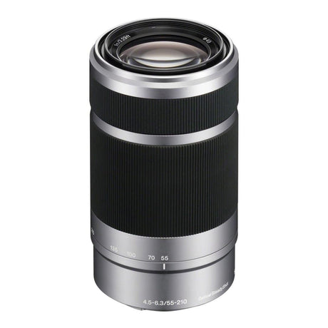 Sony E 55-210mm f/4.5-6.3 OSS Camera Lens Silver SOE55210SL