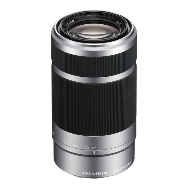 Sony E 55-210mm f/4.5-6.3 OSS Camera Lens Silver SOE55210SL