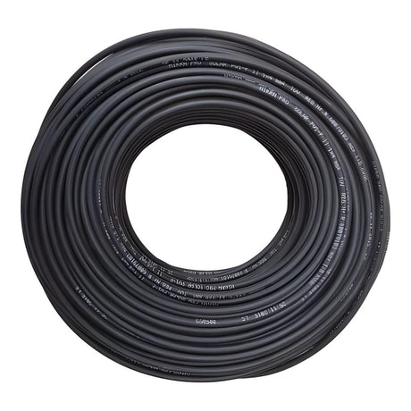 Mecer 6mm Solar Cable 100m Roll - Black SOL-CABLE 100M-6MM