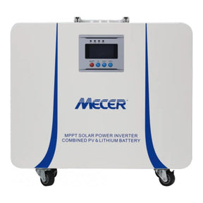 Mecer 1.5kW Portable Lithium 26v 100Ah Pure Sine Wave Inverter with 840W MPPT SOL-I-CN-15L